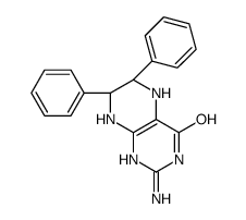 (6S,7R)-2-amino-6,7-diphenyl-5,6,7,8-tetrahydro-1H-pteridin-4-one Structure
