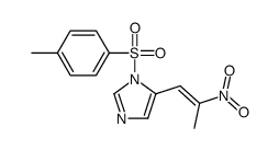 1-(4-methylphenyl)sulfonyl-5-(2-nitroprop-1-enyl)imidazole结构式
