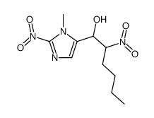 1-(3-methyl-2-nitro-3H-imidazol-4-yl)-2-nitro-hexan-1-ol Structure