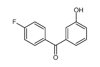 (4-fluorophenyl)-(3-hydroxyphenyl)methanone Structure