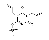 1,3-diallyl-4-(trimethylsilyloxy)-2,6-dioxo-1,3,5-triazine Structure