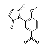 1-(2-甲氧基-5-硝基苯基)-1H-吡咯-2,5-二酮结构式