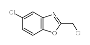 5-氯-2-氯甲基-1,3-苯并噁唑结构式