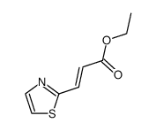 ethyl 3-(thiazol-2-yl)acrylate结构式