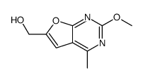 (2-methoxy-4-methylfuro[2,3-d]pyrimidin-6-yl)methanol Structure
