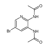 5-bromo-2,3-diacetamidopyridine结构式