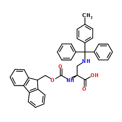 芴甲氧羰基-N-Mtt-L-23-二氨基丙酸结构式