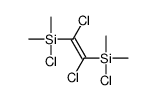 chloro-[1,2-dichloro-2-[chloro(dimethyl)silyl]ethenyl]-dimethylsilane Structure