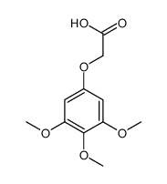 2-(3,4,5-trimethoxyphenoxy)acetic acid结构式