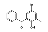 (5-bromo-2-hydroxy-3-methylphenyl)-phenylmethanone Structure
