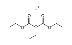 Ethylmalonsaeure-diethylester-Li-salz结构式