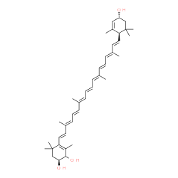 (3S,3'R)-β,ε-Carotene-3,3',4-triol结构式
