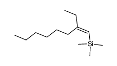 (Z)-2-ethyl-1-(trimethylsilyl)-1-octene Structure