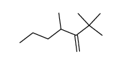 2-tert-butyl-3-methyl-hex-1-ene Structure