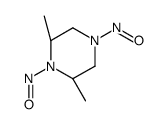 Piperazine, 2,6-dimethyl-1,4-dinitroso-, cis- (9CI) Structure