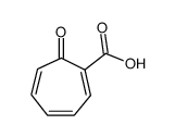 1,3,5-Cycloheptatriene-1-carboxylicacid,7-oxo-(6CI,7CI,8CI,9CI) Structure