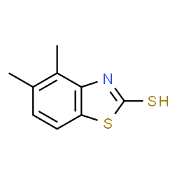 2(3H)-Benzothiazolethione,4,5-dimethyl-(9CI) Structure