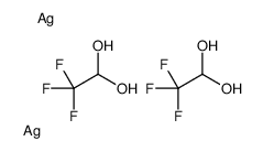 silver,2,2,2-trifluoroethane-1,1-diol结构式