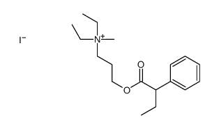 diethyl-methyl-[3-(2-phenylbutanoyloxy)propyl]azanium,iodide结构式