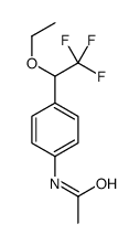 N-[4-(1-ethoxy-2,2,2-trifluoroethyl)phenyl]acetamide Structure