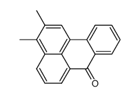 2,3-dimethyl-benz[de]anthracen-7-one结构式