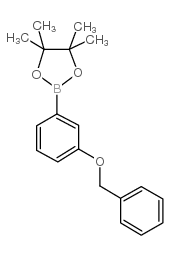 3-(苄氧基)苯硼酸频那醇酯结构式