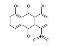 1,8-dihydroxy-4-nitro-9,10-anthraquinone Structure
