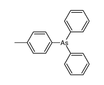 p-Tolyldiphenylarsine结构式