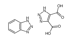 complex of triazolylcarboxylic acid with benzotriazole结构式