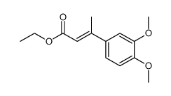 3-(3,4-dimethoxy-phenyl)-crotonic acid ethyl ester Structure