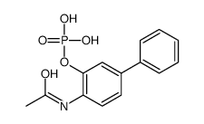 (2-acetamido-5-phenylphenyl) dihydrogen phosphate结构式