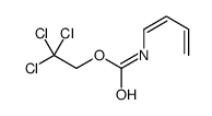 反式-N-(1E)-1,3-丁二烯-1-基氨基甲酸2,2,2-三氯乙基酯结构式