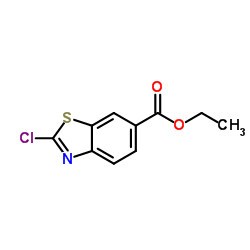 2-氯苯并噻唑-6-甲酸乙酯结构式