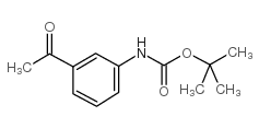 5-(3-Boc氨基)苯乙酮结构式