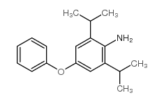 4-苯氧基-2,6-二异丙基苯胺结构式