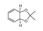 (3aR,7aS)-2,2-dimethyl-3a,7a-dihydrobenzo[d][1,3]dioxole Structure