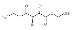 (2R,3R)-DIETHYL 2-BROMO-3-HYDROXYSUCCINATE structure