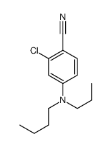 4-(丁基丙基氨基)-2-氯苯甲腈结构式
