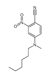 4-[hexyl(methyl)amino]-2-nitrobenzonitrile Structure