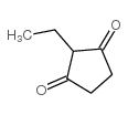 2-乙基-1,3-环戊二酮结构式
