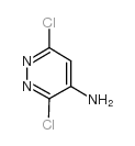 3,6-二氯哒嗪-4-胺结构式