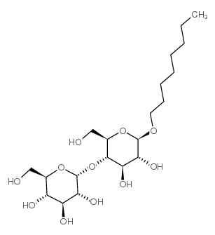 正辛基-β-D-麦芽糖苷结构式