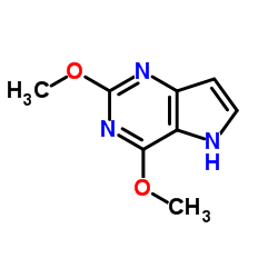 2,4-Dimethoxy-5H-pyrrolo[3,2-d]pyrimidine Structure