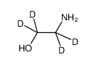 乙醇胺-D4结构式