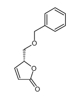 (+)-(R)-5-benzyloxymethylfuran-2(5H)-one结构式