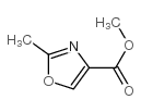 2-Methyloxazole-4-carboxylic acid Methyl ester Structure