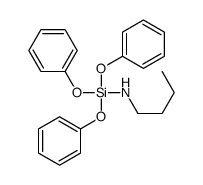 N-triphenoxysilylbutan-1-amine Structure