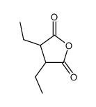 2,3-diethyl-succinic acid anhydride Structure