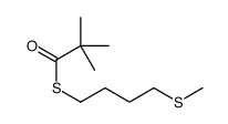 S-(4-methylsulfanylbutyl) 2,2-dimethylpropanethioate Structure