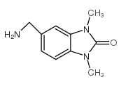 5-(氨基甲基)-1,3-二甲基-1,3-二氢-2H-苯并咪唑-2-酮结构式